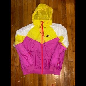 Vintage Nike Windbreaker Pink/Yellow